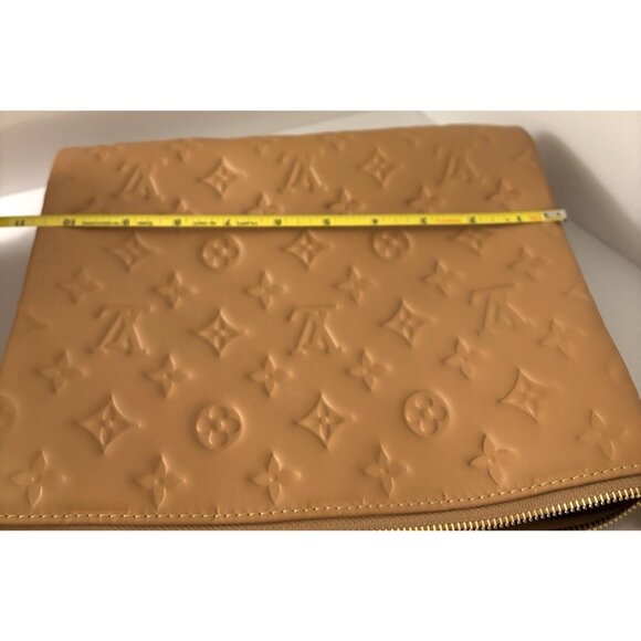 Louis Vuitton Coussin PM Camel Bag Monogram Lambskin Leather Gold Chain Purse - Picture 9 of 16